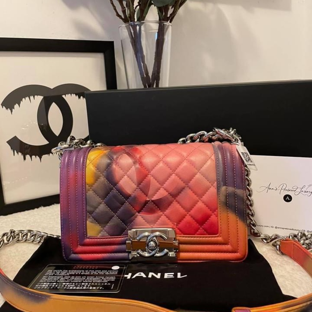 100% original Chanel leboy watercolor limited edition